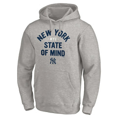 New York Yankees Heater State of Mind Pullover Hoodie - Gray - MLB Online
