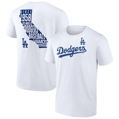 Los Angeles Dodgers Team Hot Shot T-Shirt - White - MLB Sale