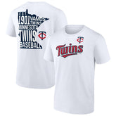 Minnesota Twins Team Hot Shot T-Shirt - White - MLB Lifestyle