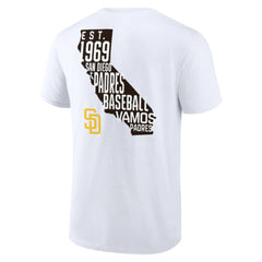 San Diego Padres Team Hot Shot T-Shirt - White - MLB Lifestyle
