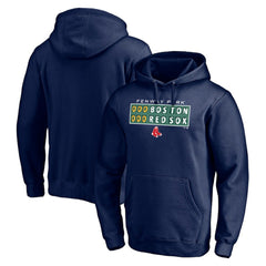 Boston Red Sox Team Hometown Collection Scoreboard Pullover Hoodie - Navy - MLB Online