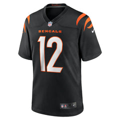 Nike Tyron Johnson Cincinnati Bengals Home Game Player Jersey Black