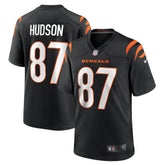 Nike Tanner Hudson Cincinnati Bengals Home Game Player Jersey Black