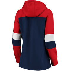 Boston Red Sox Women's Plus Size Colorblock Pullover Hoodie - Navy - MLB on Sale
