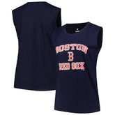 Boston Red Sox Profile Women's Plus Size Tank Top - Navy - MLB on Sale