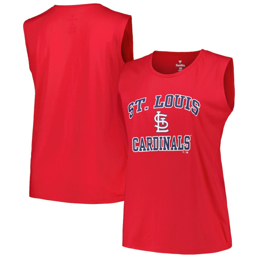 St. Louis Cardinals Profile Women's Plus Size Tank Top - Red - MLB Online