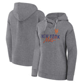 Profile New York Mets Women's Plus Size Pullover Hoodie - Heather Gray - MLB on Sale