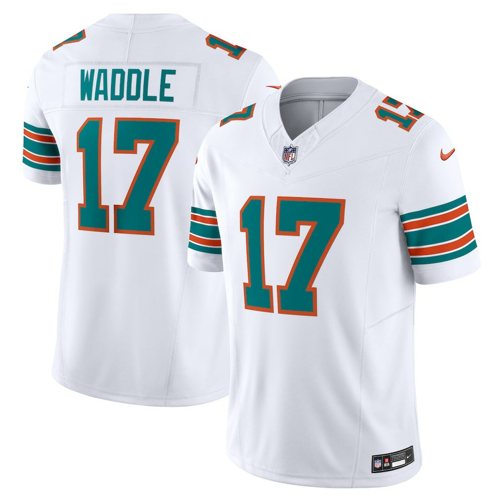 Nike Jaylen Waddle Miami Dolphins Vapor F.U.S.E. Limited Jersey White