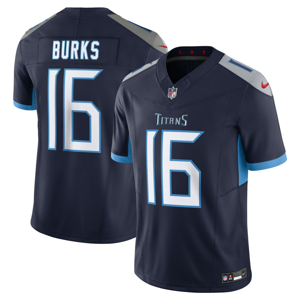 Nike Treylon Burks Tennessee Titans Vapor F.U.S.E. Limited Jersey Navy