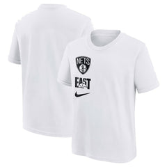 Brooklyn Nets Youth Vs Block Essential T-Shirt White | Nike