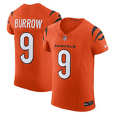 Nike Joe Burrow Cincinnati Bengals Vapor F.U.S.E. Elite Jersey Orange