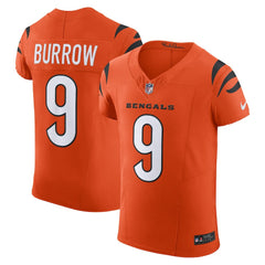 Nike Joe Burrow Cincinnati Bengals Vapor F.U.S.E. Elite Jersey Orange