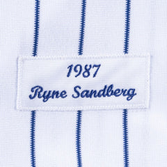 Ryne Sandberg Chicago Cubs Cooperstown Collection 1987 Authentic Player Jersey - White - MLB Sale