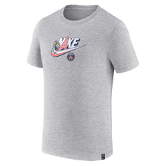 Paris Saint-Germain Futura T-Shirt Heather Gray - Nike outlet