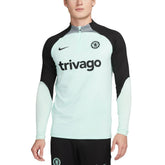 Chelsea Strike Drill 2023/24 Performance Quarter-Zip Long Sleeve Top Mint - Nike