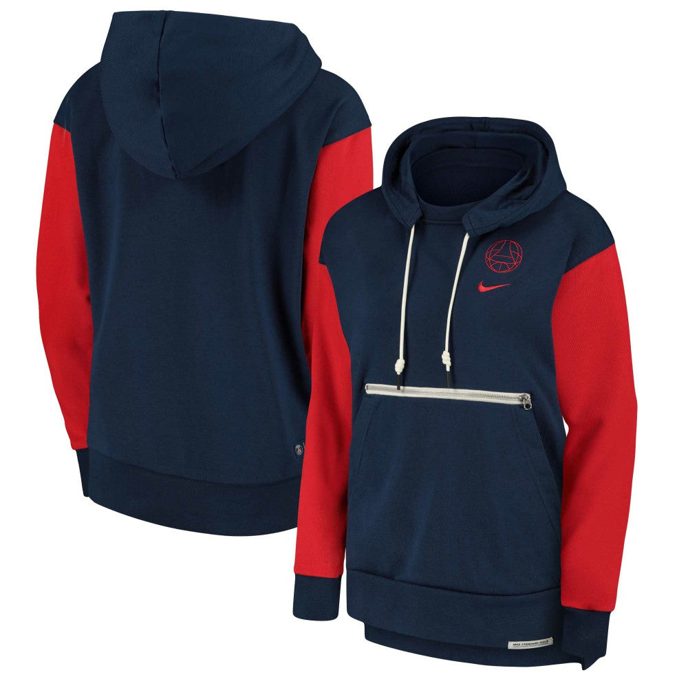 Paris Saint-Germain Women's Standard Issue Pullover Hoodie Navy/Red - Nike cheap
