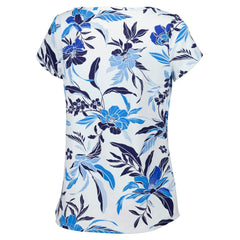 Houston Astros Tommy Bahama Women's Aubrey Romantic Blooms IslandZone T-Shirt - White - MLB Discount