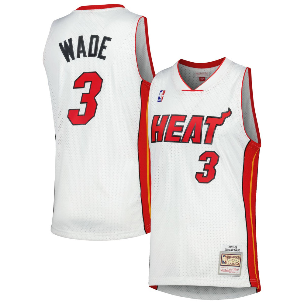 Dwyane Wade Miami Heat 2005/06 Hardwood Classics Swingman Jersey White | Mitchell & Ness