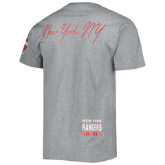 New York Rangers Mitchell & Ness City Collection T-Shirt - Heather Gray - NHL 5294001