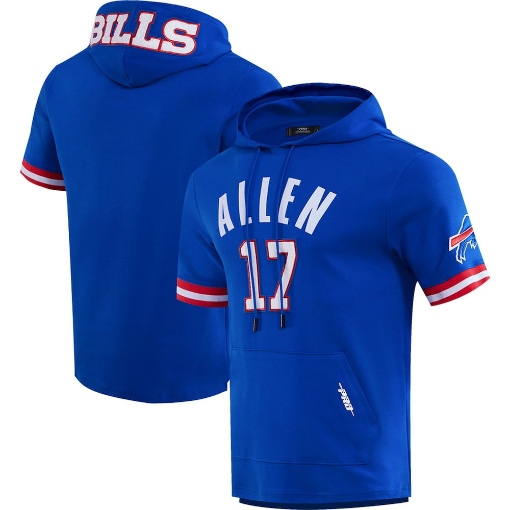 Josh Allen Buffalo Bills Pro Standard Player Name & Number Hoodie T-Shirt Royal