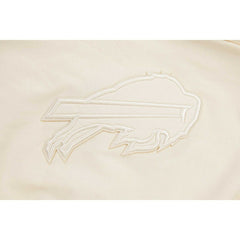 Josh Allen Buffalo Bills Player Name & Number Neutral Short Sleeve Pullover Hoodie Oatmeal