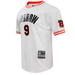 Joe Burrow Cincinnati Bengals Pro Standard Player Name & Number Mesh T-Shirt White
