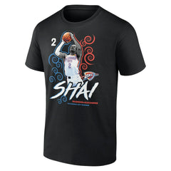 Shai Gilgeous-Alexander Oklahoma City Thunder Competitor T-Shirt Black