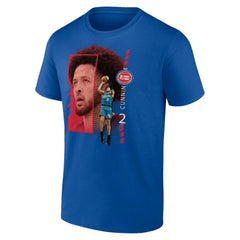 Cade Cunningham Detroit Pistons Jump Pass T-Shirt Royal