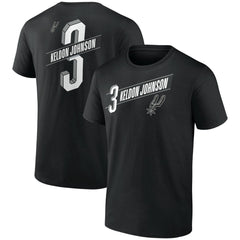 Keldon Johnson San Antonio Spurs Full-Court Press Name & Number T-Shirt Black