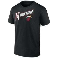 Tyler Herro Miami Heat Full-Court Press Name & Number T-Shirt Black