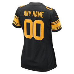 Nike Pittsburgh Steelers Women's Alternate Custom Game Jersey Black