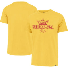 47 brand Kansas City Chiefs '47 Chiefs Kingdom Regional Franklin T-Shirt Gold