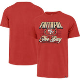 47 brand San Francisco 49ers '47 Faithful to the Bay Regional Franklin T-Shirt Scarlet