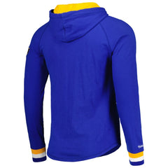 St. Louis Blues Mitchell & Ness Legendary Slub Hoodie Long Sleeve T-Shirt - Blue - NHL 5298358