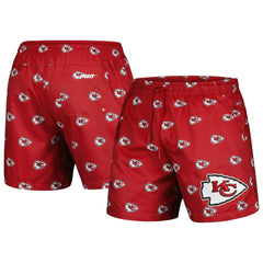 Kansas City Chiefs Pro Standard Allover Print Mini Logo Shorts Red