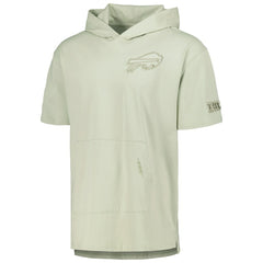 Buffalo Bills Pro Standard Neutrals Short Sleeve Pullover Hoodie Light Green