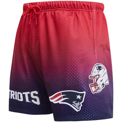 New England Patriots Pro Standard Ombre Mesh Shorts Navy/Red
