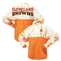 Fanatics Cleveland Browns Women's Vintage Bamboo Spirit Jersey Long Sleeve T-Shirt Orange