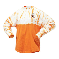 Fanatics Cleveland Browns Women's Vintage Bamboo Spirit Jersey Long Sleeve T-Shirt Orange