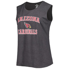 Fanatics Arizona Cardinals Women's Plus Size Tank Top Heather Charcoal