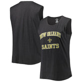 Fanatics New Orleans Saints Women's Plus Size Tank Top Heather Charcoal