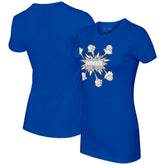 Los Angeles Dodgers Tiny Turnip Women's Baseball Pow T-Shirt - Royal - MLB Online