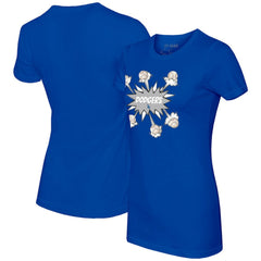 Los Angeles Dodgers Tiny Turnip Women's Baseball Pow T-Shirt - Royal - MLB Online