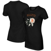 San Francisco Giants Tiny Turnip Women's Baseball Tear T-Shirt - Black - MLB Lifestyle