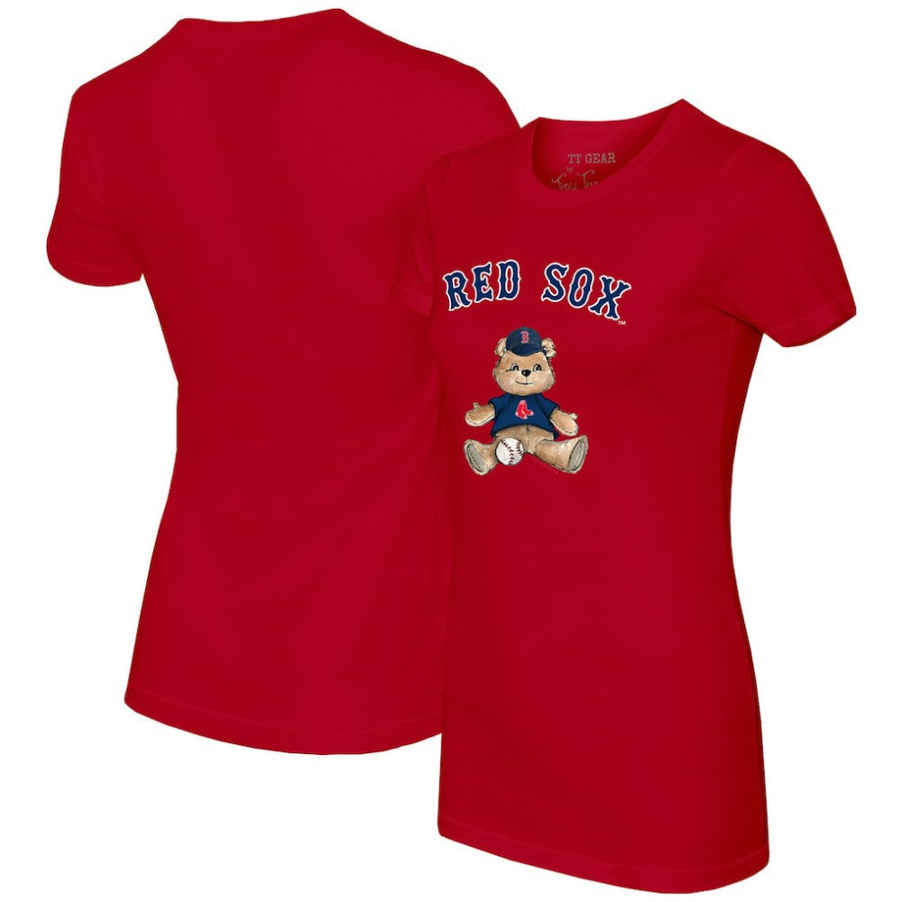 Boston Red Sox Tiny Turnip Women's Teddy Boy T-Shirt - Red - MLB Online