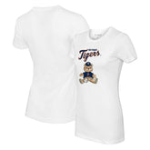 Detroit Tigers Tiny Turnip Women's Teddy Boy T-Shirt - White - MLB Lifestyle