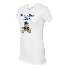 Tampa Bay Rays Tiny Turnip Women's Teddy Boy T-Shirt - White - MLB Sale