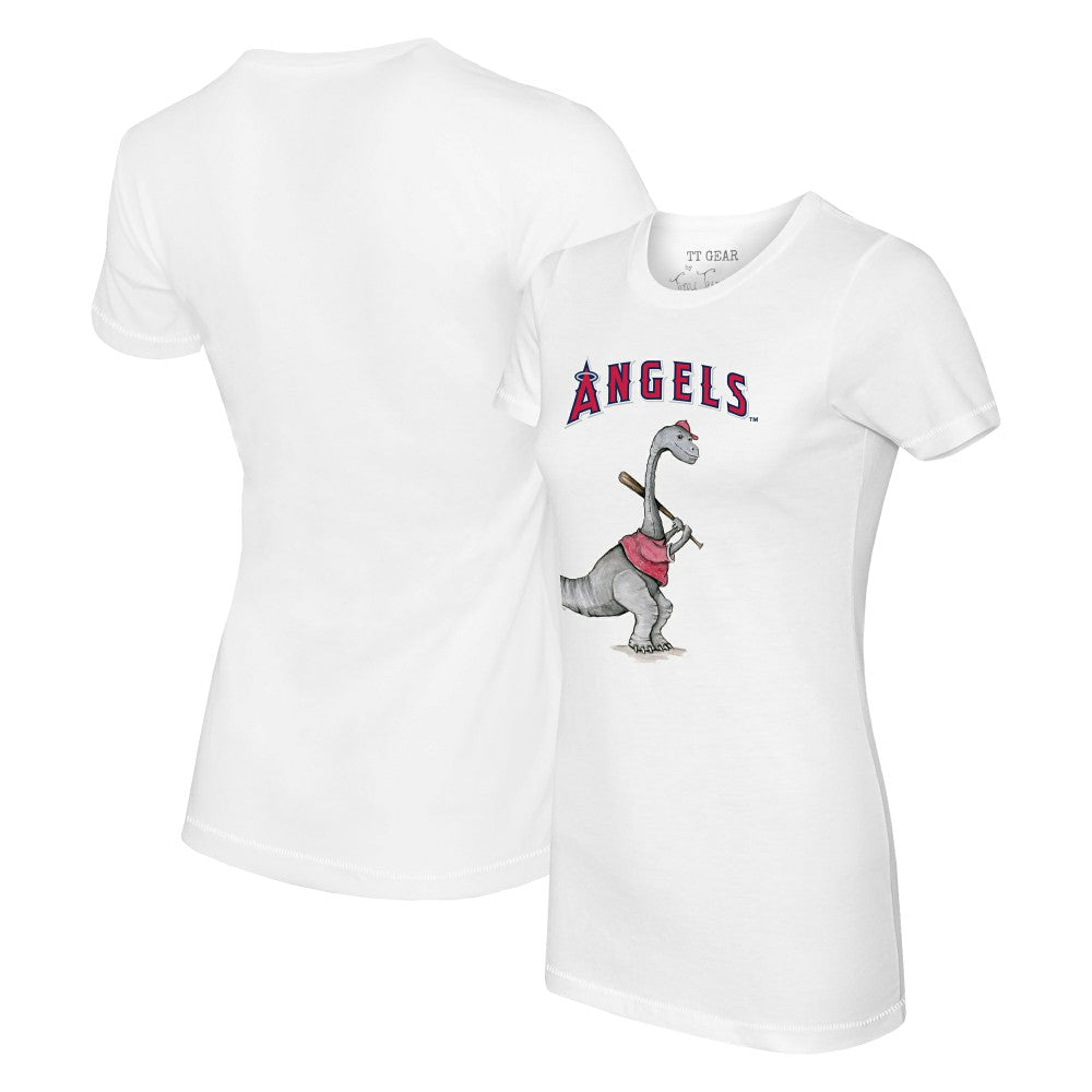 Los Angeles Angels Tiny Turnip Women's Bronto T-Shirt - White - MLB Sale