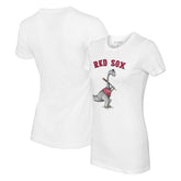 Boston Red Sox Tiny Turnip Women's Bronto T-Shirt - White - MLB Sale