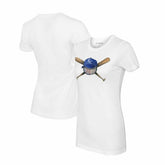 Kansas City Royals Tiny Turnip Women's Hat Crossbats T-Shirt - White - MLB Online